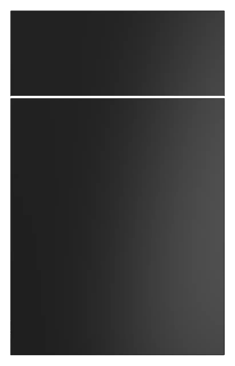 Euro cabinet door in black