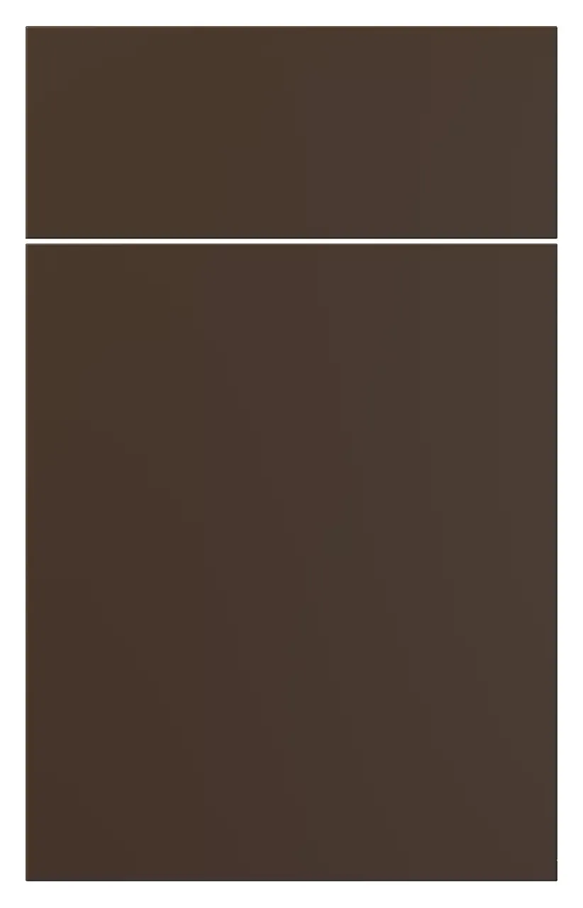 Euro cabinet door in brown