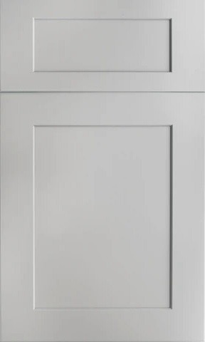 Shaker cabinet door in gray
