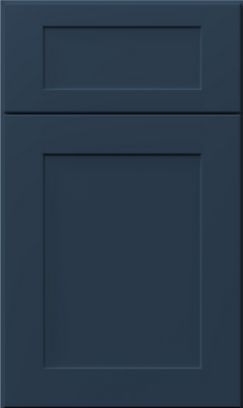 Shaker cabinet door in navy