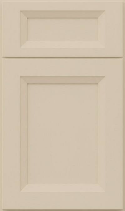Transitional cabinet door in natural paint