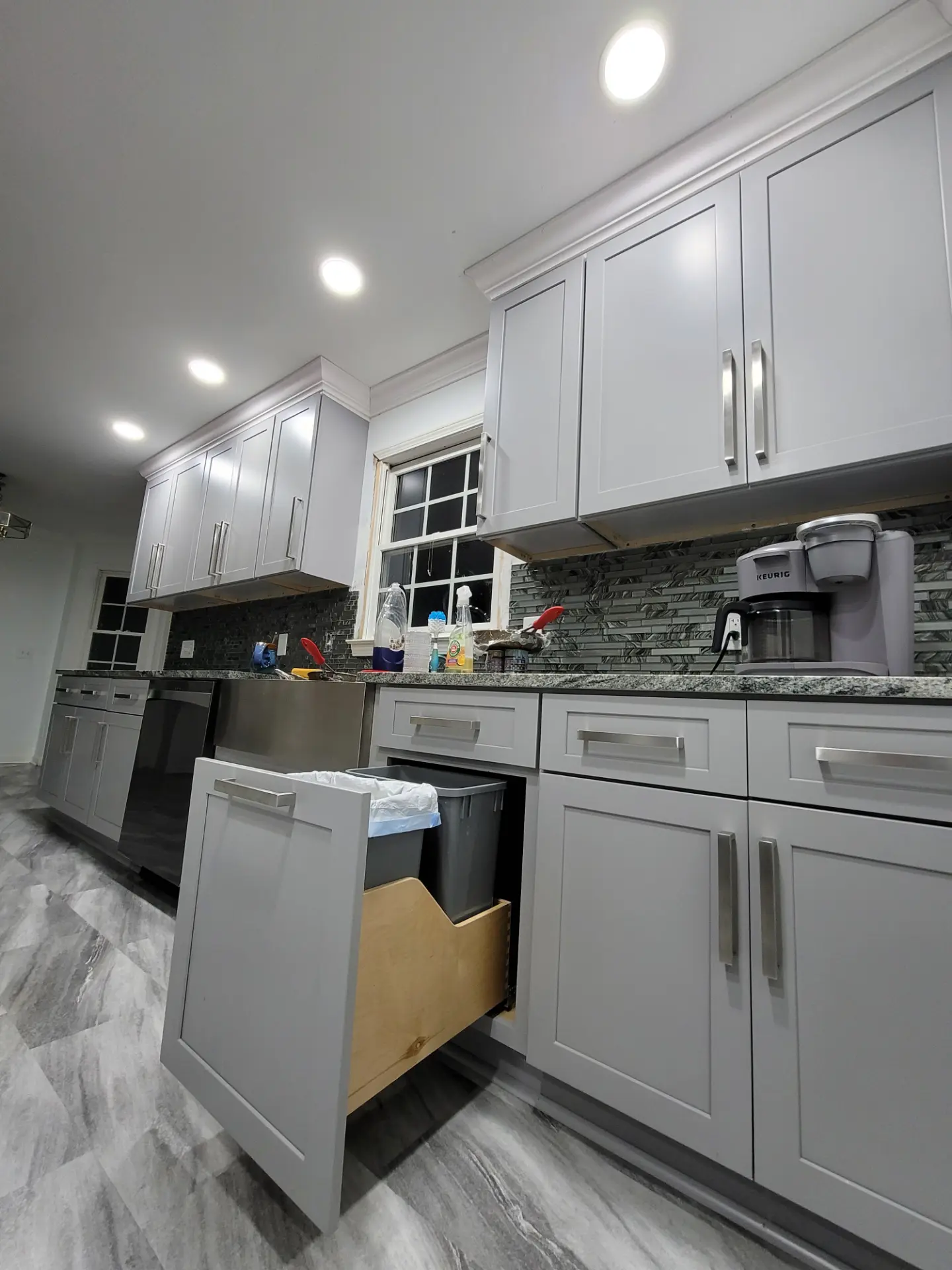 Milton cabinet hardware upgrade soft-close drawer installation