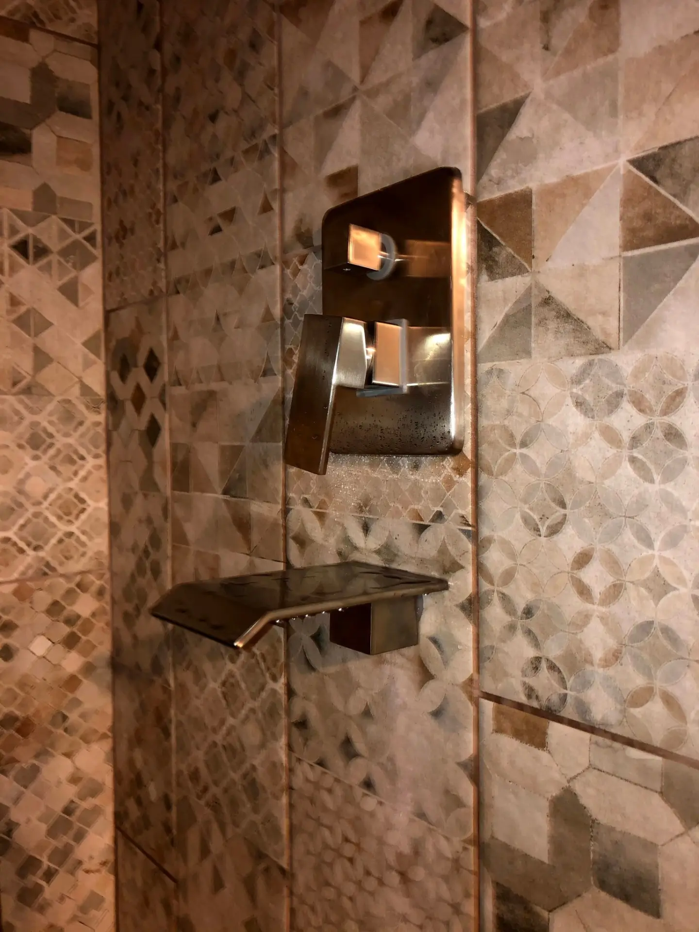 Roswell shower valve replacement satin nickel fixture upgrade